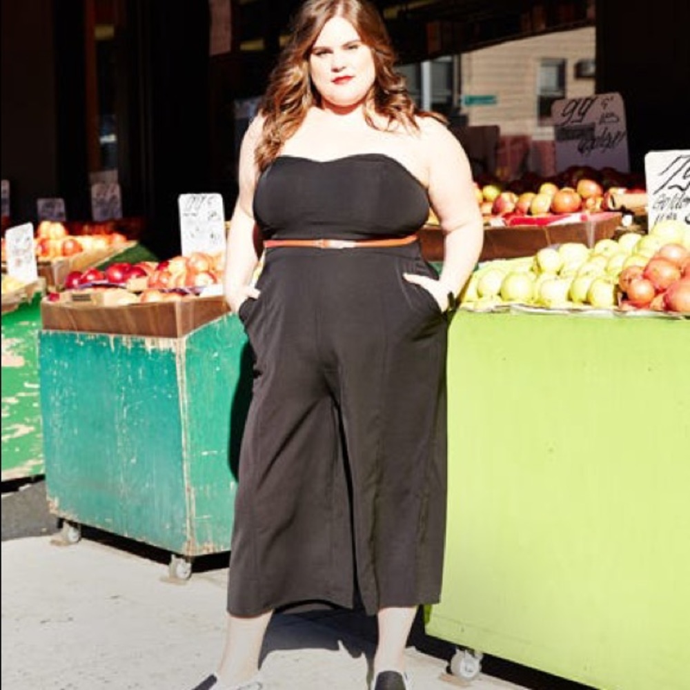 NWT Torrid Culotte Jumpsuit with Belt